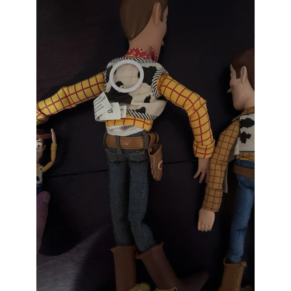 lot of 4‎ disney woody Dolls -working - No Hats